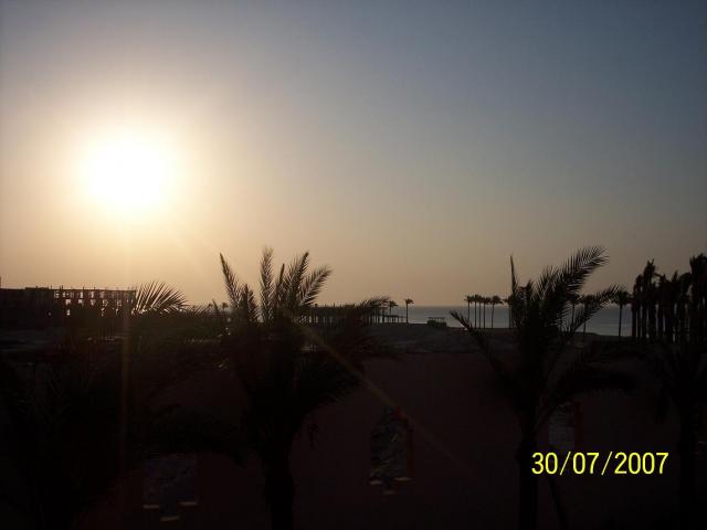 slnko v Egypte